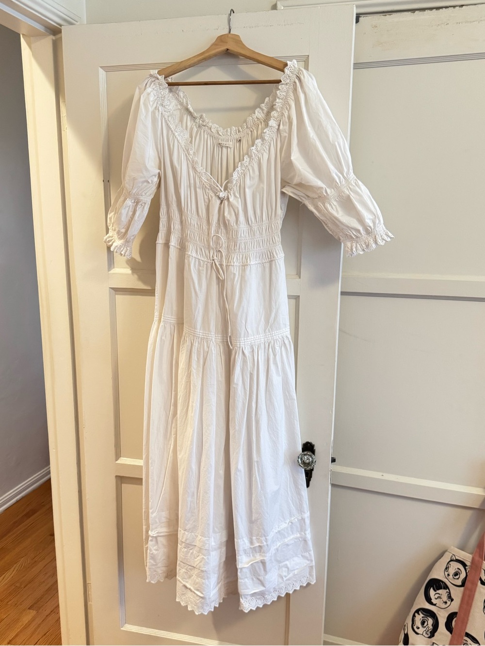 Doen Bardot Dress in Powder - Picture 4 of 6